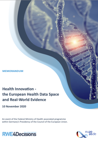 Health Innovation – the European Health Data Space and Real-World Evidence