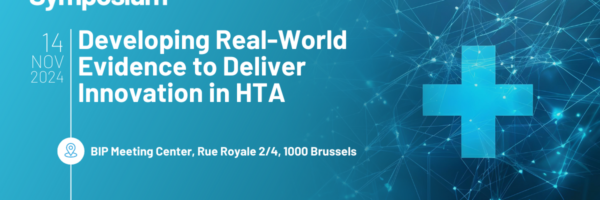 RWE4Decisions Symposium: Developing Real-World Evidence to Deliver Innovation in HTA